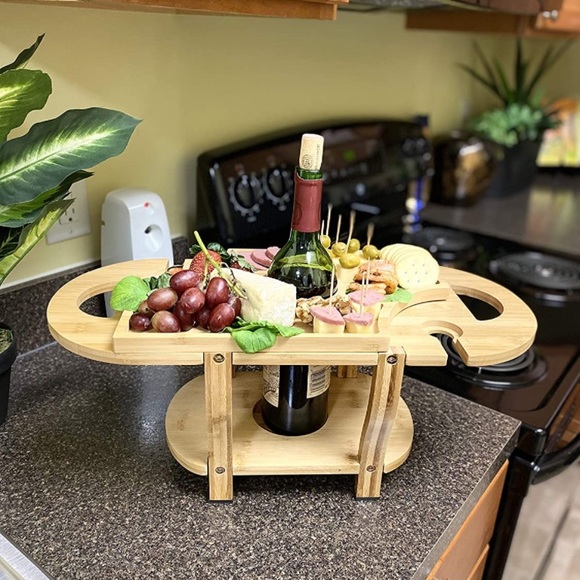 Danaba Kitchen Danaba Wine And Cheese Caddy And Serving Tray Poshmark